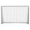 6.55FT Football Goal with Field Ropes, Galvanized Pipe-Including Two Football-Goal for Kids and Adults,Silver