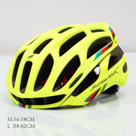Mountain Biking Helmet Men And Women Scorpio Helmet (Option: Light Green-L)