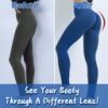 TIK Tok Leggings Women Butt Lifting Workout Tights Plus Size Sports High Waist Yoga Pants Small
